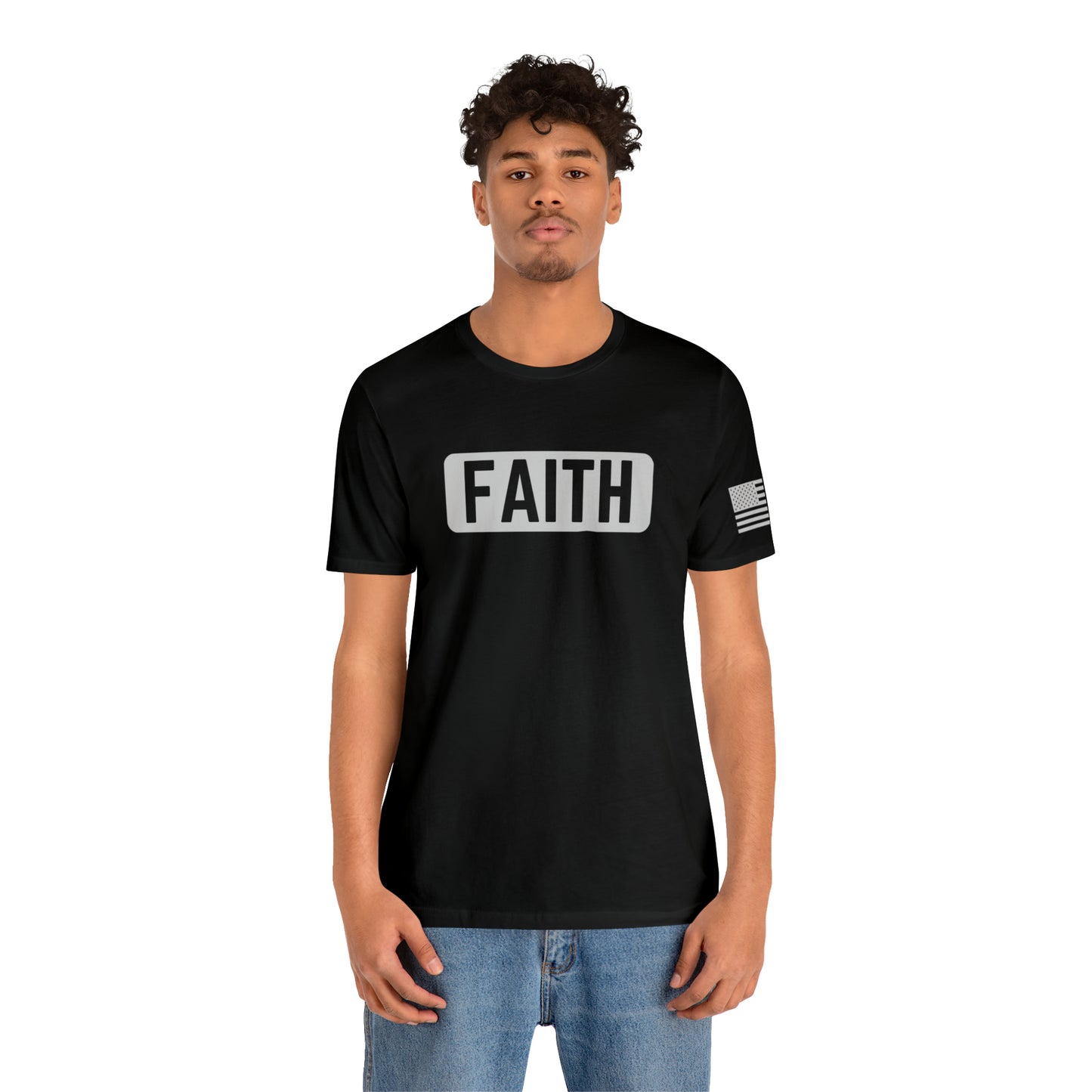 "FAITH" Unisex Jersey Short Sleeve Tee