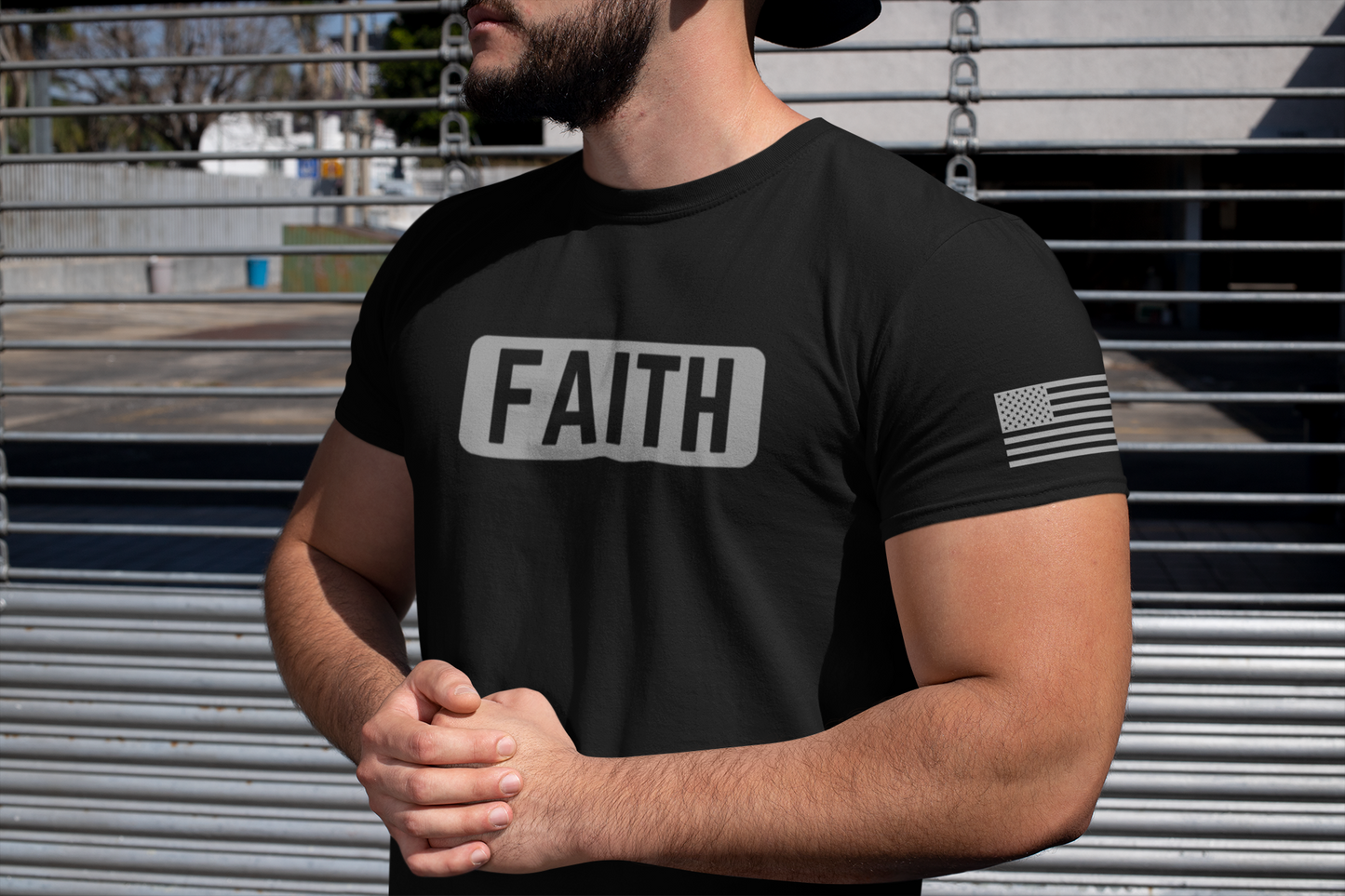 "FAITH" Unisex Jersey Short Sleeve Tee